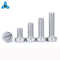 DIN 85 Grade4.8 Galvanzied Slotted pan head screw